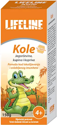 Kole sirup za djecu - jagorčevina, kupina i kopriva Lifeline