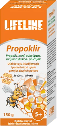 Propoklir sirup za djecu i odrasle s eukaliptusom Lifeline