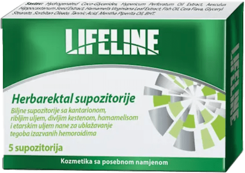 Herbarektal supozitorije Lifeline
