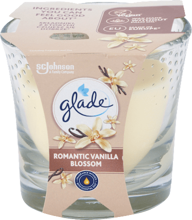 Vonná sviečka v skle Romantic Vanilla Blossom  glade