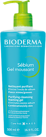 BIODERMA Sébium Gel moussant, Reinigungsgel für Mischhaut BIODERMA