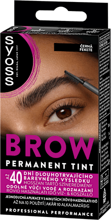 barva na obočí Brow Tint černá syoss