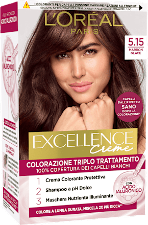 Colorazione permanente marron glacé 5.15 L'ORÉAL PARiS EXCELLENCE Creme