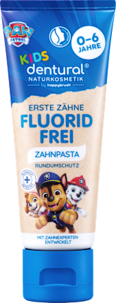 Zahnpasta Kinder Erste Zähne fluoridfrei dentural