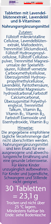 Lavendel Tabletten 30 St. Doppelherz