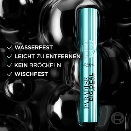 Mascara Paradise Big Deal Waterproof Schwarz  L'ORÉAL PARiS