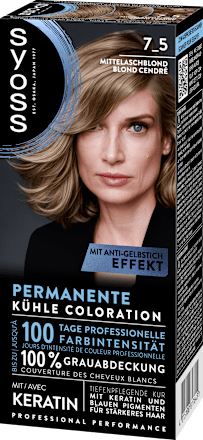 Haarfarbe 7_5 Mittelaschblond Syoss