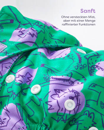 Stoffwindel wiederverwendbar, Motiv Giraffe Bambino Mio