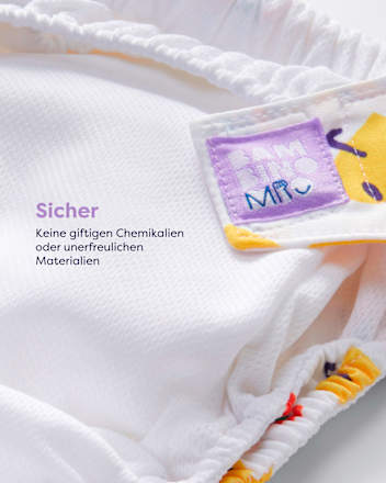 Stoffwindel wiederverwendbar, Motiv Lila-Bäm Bambino Mio