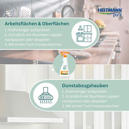 Kraftreiniger Essig + Orange HEITMANN pure