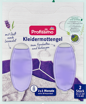 ochranné gelové polštářky proti šatním molům Profissimo