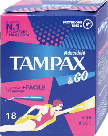 Assorbenti interni mini con applicatore Tampax