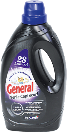 Detersivo per capi scuri e neri General
