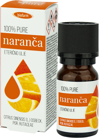 Eterično ulje - narandža biofarm