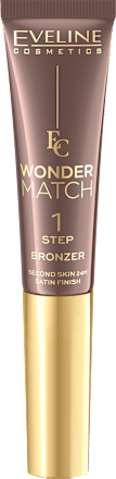 Kremowy bronzer z gąbką Wonder Match nr 01 EVELINE COSMETICS