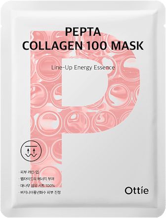 textilní pleťová maska Pepta collagen 100 Ottie
