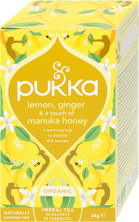 Limone, zenzero e miele di Manuka pukka