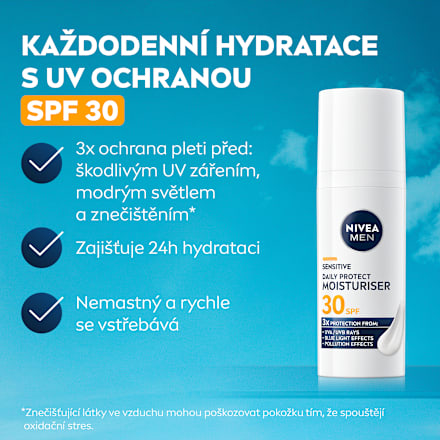 Cremă de față bărbați SPF30 NIVEA MEN