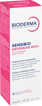 BIODERMA Sensibio Defensive rich, Aktiv beruhigende Creme reichhaltig BIODERMA
