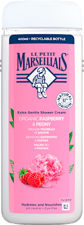 Sprchovací gél Malina & Pivonka  LE PETIT MARSEILLAIS