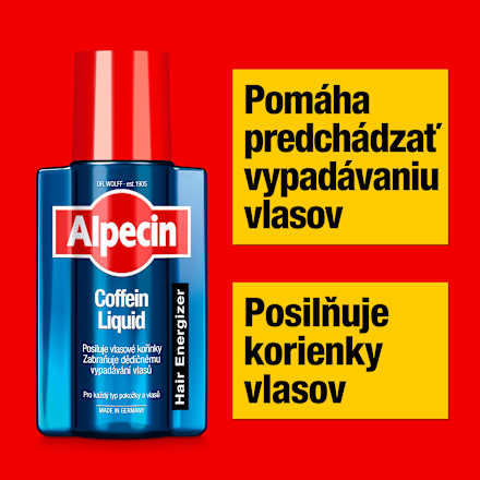 Kofeínové tonikum Liquid Hair Energizer Alpecin