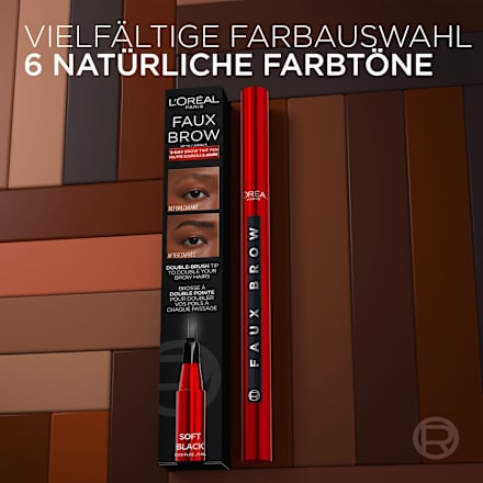 Augenbrauenstift Infaillible Faux Brow Soft Black L'ORÉAL PARiS
