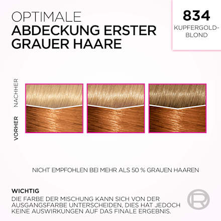 Intensivtönung 834 Kupfergold, 1 St L'ORÉAL PARiS CASTING Crème Gloss