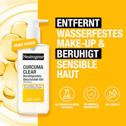 Reinigungsgel 3in1 Curcuma Clear Neutrogena