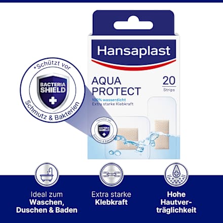 Pflaster Strips Aqua Protect wasserdicht Hansaplast