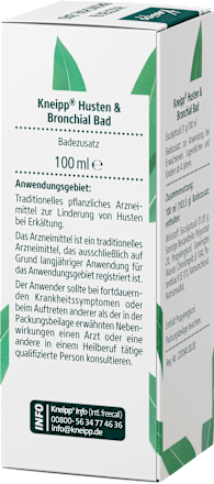 Erkältungsbad, Arzneibad Husten & Bronchial  Kneipp