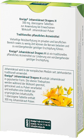 Johanniskraut Dragees H  Kneipp