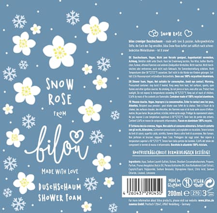 Duschschaum Snow Rose bilou