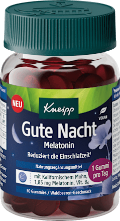 Gute Nacht Gummies mit Melatonin Kneipp