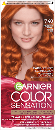 Krem koloryzujący 7.40 Miedziany Blond GARNIER Color Sensation