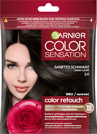 Szampon koloryzujący Color Retouch 2.0 Jasna czerń GARNIER Color Sensation
