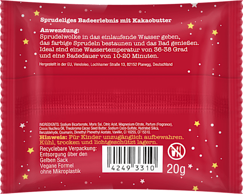 Badezusatz Sprudelwolke treaclemoon