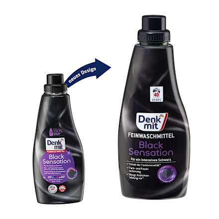 Feinwaschmittel Black Sensation flüssig  Denkmit