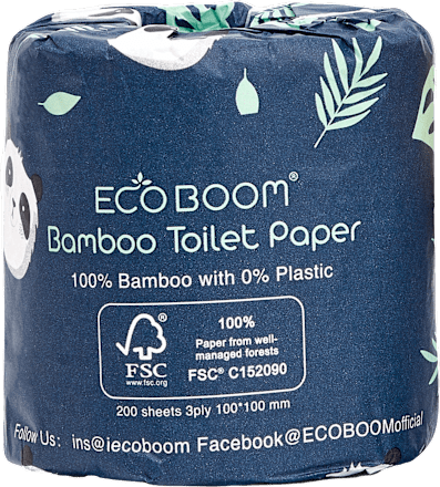 Bamboo toaletni papir ECO BOOM