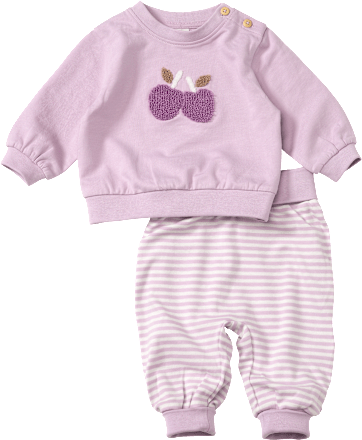 Set mit Sweatshirt & Wendehose & Mitwachsfunktion, lila, Gr. 68 ALANA