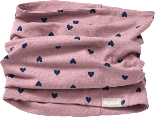 Loop Schal Pro Climate mit Herz-Muster, lila ALANA