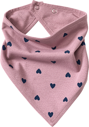 Halstuch Pro Climate mit Herz-Muster, lila ALANA