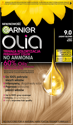 Farba do włosów jasny blond 9.0 GARNIER olia