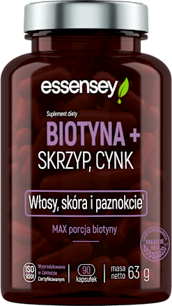 Biotyna + skrzyp, cynk essensey