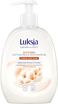 Kremowe mydło w płynie Cotton Milk & Provitamin B5 Luksja
