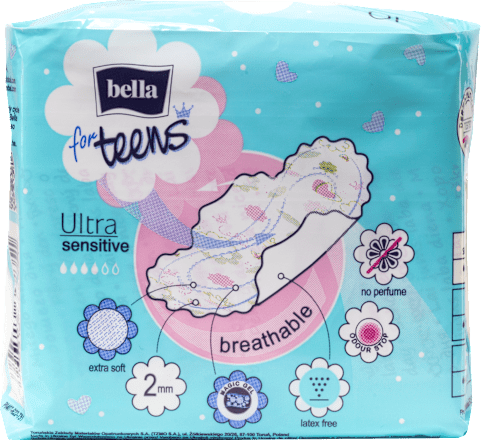 Podpaski for Teens Sensitive bella for teens