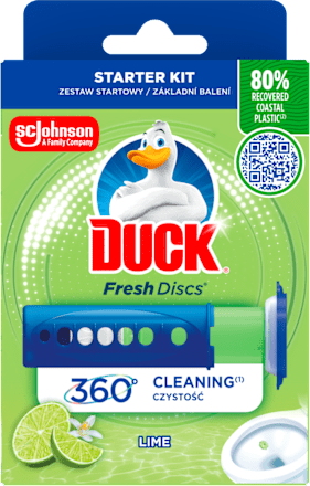 Żelowe krążki Fresh Discs Lime z aplikatorem DUCK