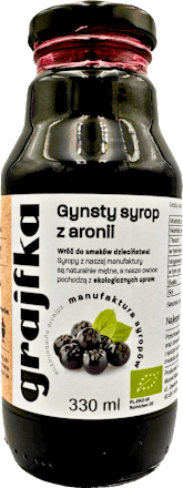 Syrop gynsty z aronii BIO grajfka