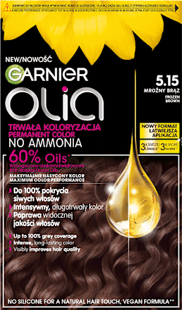 Farba do włosów mroźny brąz 5.15 GARNIER olia