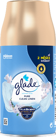 Odświeżacz powietrza w aerozolu automatycznym - PURE CLEAN LINEN - zapas glade