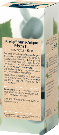 Sauna-Aufguss Frische pur Kneipp